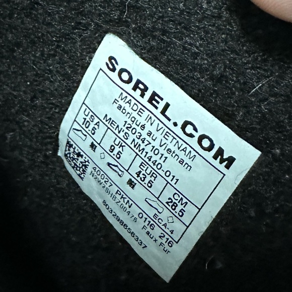 Sorel MEN'S 1964 PAC™ NYLON BOOT sz 10.5 - Picture 5 of 7